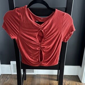 PacSun Ruched Crop Top